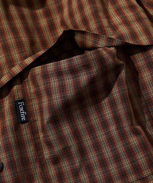 Foxfire（フォックスファイヤー）の「Foxfire/フォックスファイヤー 別注 フィッシングポケット ロングスリーブ チェックシャツ（シャツ/ブラウス・メンズ・ブラック/グレー/グリーン/オレンジ系・MEDIUM/LARGE）」の6枚目の写真