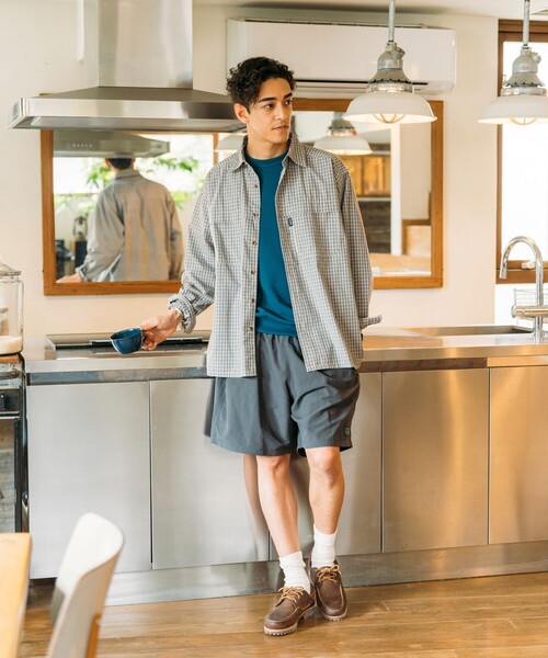 Foxfire（フォックスファイヤー）の「Foxfire/フォックスファイヤー 別注 フィッシングポケット ロングスリーブ チェックシャツ（シャツ/ブラウス・メンズ・ブラック/グレー/グリーン/オレンジ系・MEDIUM/LARGE）」の12枚目の写真