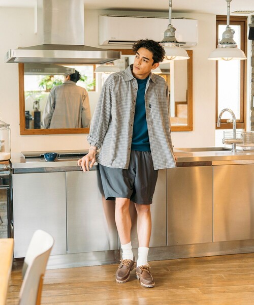 Foxfire（フォックスファイヤー）の「Foxfire/フォックスファイヤー 別注 フィッシングポケット ロングスリーブ チェックシャツ（シャツ/ブラウス・メンズ・ブラック/グレー/グリーン/オレンジ系・MEDIUM/LARGE）」の14枚目の写真