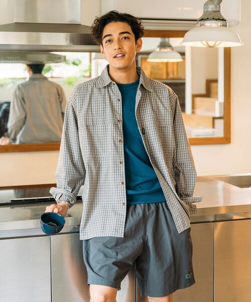 Foxfire（フォックスファイヤー）の「Foxfire/フォックスファイヤー 別注 フィッシングポケット ロングスリーブ チェックシャツ（シャツ/ブラウス・メンズ・ブラック/グレー/グリーン/オレンジ系・MEDIUM/LARGE）」の15枚目の写真