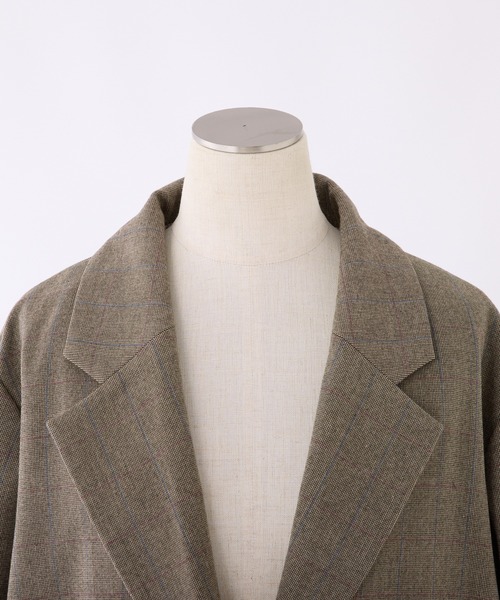 one after another NICE CLAUP（ワンアフターアナザーナイスクラップ）の「テーラードジャケット（テーラードジャケット・レディース・杢グレー/ブラウン系その他・FREE）」の15枚目の写真