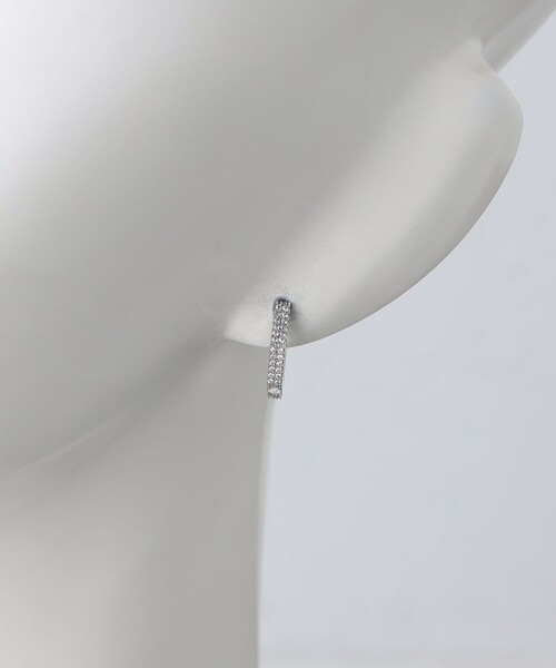 【セール】サイドパヴェ ヘキサゴン フープピアス（ピアス（両耳用））｜UNITED ARROWS（ユナイテッドアローズ）