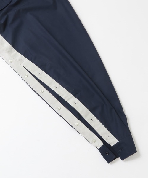 【セール】バイカラーヘムクロップドシャツ（シャツ/ブラウス）｜KBF（ケイビーエフ）