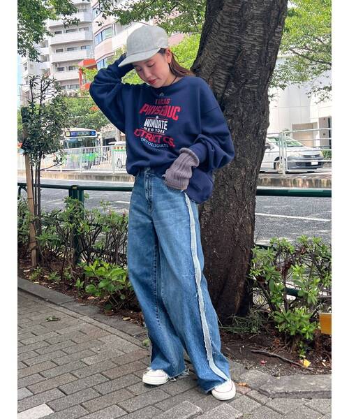 Ungrid(アングリッド)の「メルトンキャップ(キャップ・レディース・チャコールグレー/ライトグレー・FREE)」の6枚目の写真