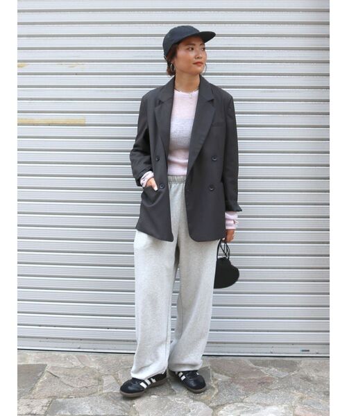 Ungrid(アングリッド)の「メルトンキャップ(キャップ・レディース・チャコールグレー/ライトグレー・FREE)」の10枚目の写真