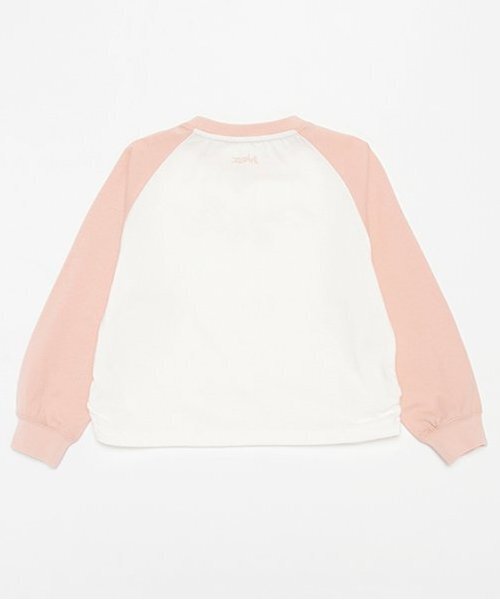 X-girl Stages（エックスガールステージス）の「ラインストーンロゴラグラン長袖Tシャツ（Tシャツ/カットソー・キッズ・ブラック/ピンク・80ｃｍ/90cm/100cm/110cm/120cm/130cm/140cm）」の3枚目の写真