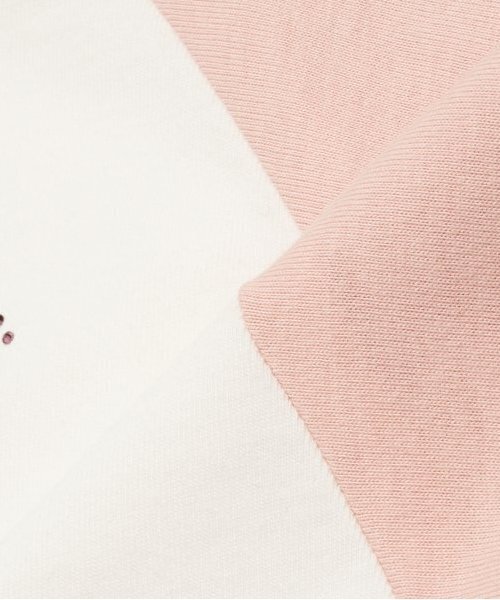 X-girl Stages（エックスガールステージス）の「ラインストーンロゴラグラン長袖Tシャツ（Tシャツ/カットソー・キッズ・ブラック/ピンク・80ｃｍ/90cm/100cm/110cm/120cm/130cm/140cm）」の8枚目の写真