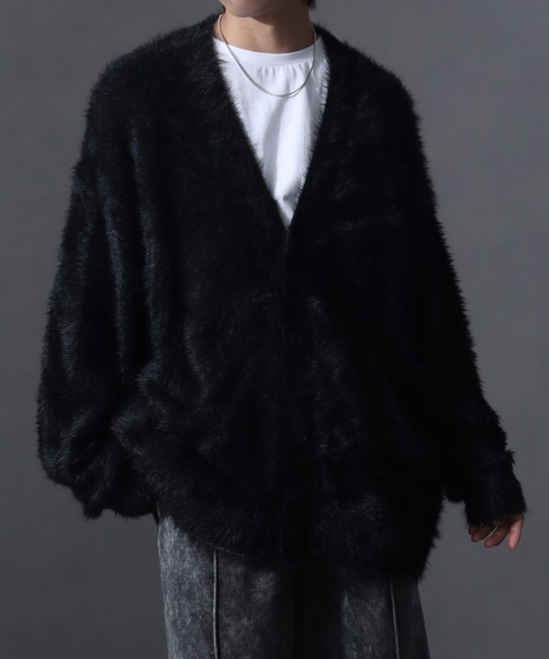 ナスコ様23aw faccies シャギー カーディガン　定価5.2万 ナスコ様23aw faccies シャギー カーディガン 定価5.2万 ナスコ様23aw