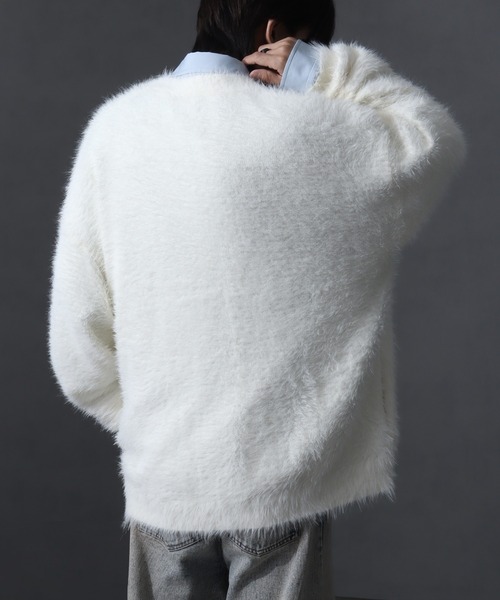 welise/ウェライズ】リッチシャギーファブリック オーバーサイズニット