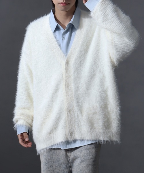 welise/ウェライズ】リッチシャギーファブリック オーバーサイズニット