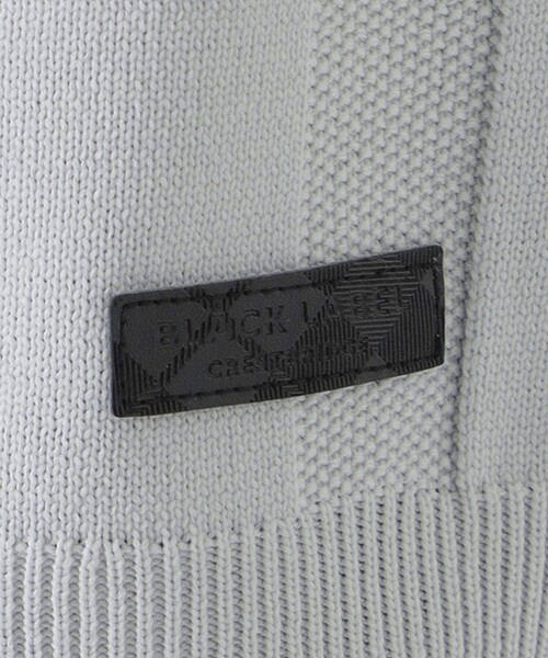 BLACK LABEL CRESTBRIDGE（ブラックレーベル・クレストブリッジ）の「コンフィーシャドーチェックニット（ニット/セーター・メンズ・ホワイト系その他/ネイビー/ブルー系その他4/ブラック・XL/L/M）」の8枚目の写真