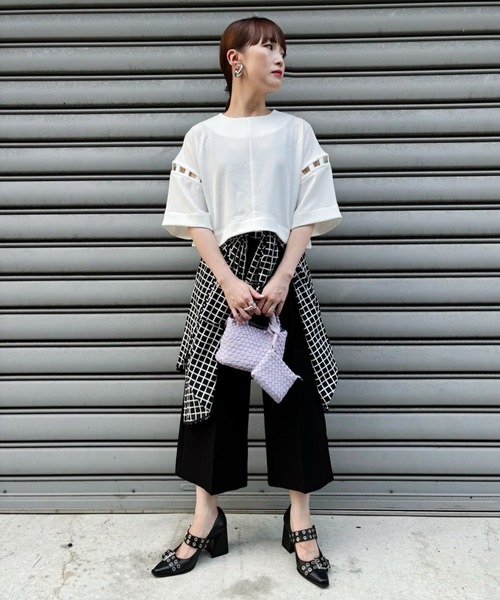 Narcissus（ナルシス）の「キュロットパンツ　ミディアム丈（その他パンツ・レディース・ブラック/グレー・FREE）」の18枚目の写真