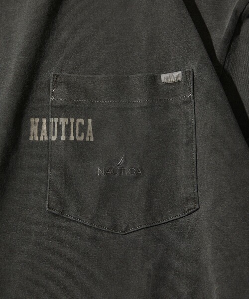 NAUTICA（ノーティカ）の「NAUTICA/ノーティカ Garments Pigment Dyed Hidden Logo L/S Tee/ガーメント ピグメントダイ ヒドゥンロゴ ロングスリーブTシャツ（Tシャツ/カットソー・メンズ・ブラウン/ネイビー/ベージュ/チャコール・SMALL/MEDIUM/LARGE/X-LARGE）」の8枚目の写真