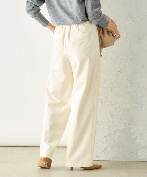 NOLLEY’S Sophi(ノーリーズソフィ)の「ウォッシャブル両面起毛セミワイドパンツ(その他パンツ・レディース・チャコールグレー/ライトグレー/ブラック/オフホワイト・36/38/34)」の16枚目の写真