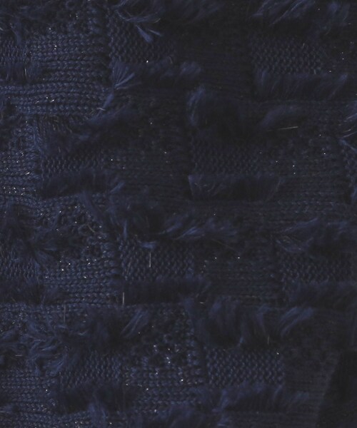 OPAQUE.CLIP（オペークドットクリップ）の「◆ラメツイード風ニットベスト【洗濯機洗い可】（ニット/セーター・レディース・ライトグレー/ブラック/ネイビー・40/38）」の11枚目の写真