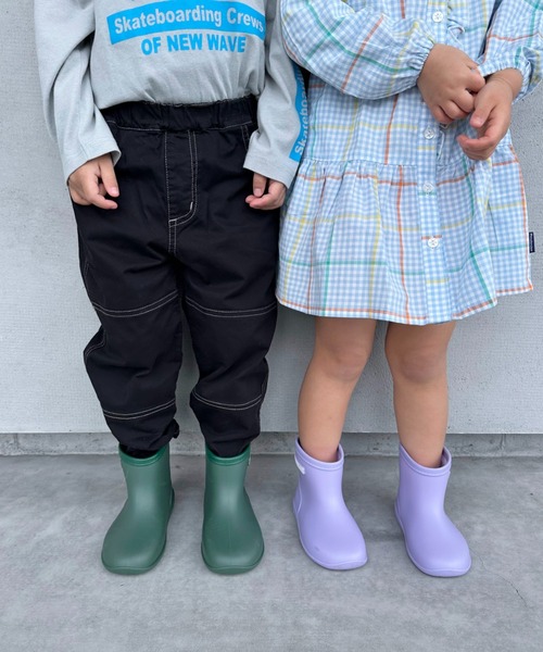 Marble Line（マーブルライン）の「無地レインシューズ（レインシューズ・キッズ・グレー/オリーブ/ブラック/モスグリーン/ピンク/イエロー/ラベンダー/ネイビー/ブルー・21/19/17/16/20/18/15 /14）」の15枚目の写真