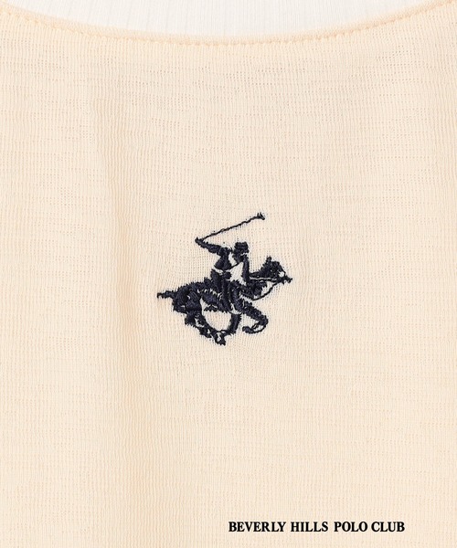 BEVERLY HILLS POLO CLUB(ビバリーヒルズポロクラブ)の「【BEVERLY HILLS POLO CLUB】レイヤード風シアーロングTEE(Tシャツ/カットソー・レディース・ブラック/オフホワイト/グレー・FREE)」の10枚目の写真