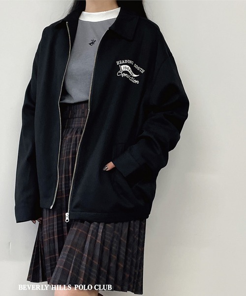 BEVERLY HILLS POLO CLUB(ビバリーヒルズポロクラブ)の「【BEVERLY HILLS POLO CLUB】レイヤード風シアーロングTEE(Tシャツ/カットソー・レディース・ブラック/オフホワイト/グレー・FREE)」の15枚目の写真