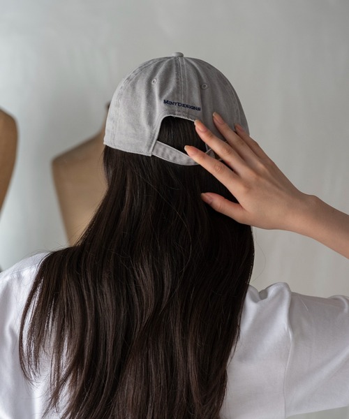 mintdesigns（ミントデザインズ）の「DENIM CAP / デニムキャップ（キャップ・レディース・ブラック/カーキ/グレー・FREE）」の13枚目の写真