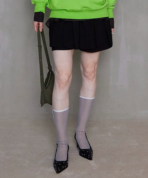 See-through Line Socks/シースルーラインソックス【MAISON