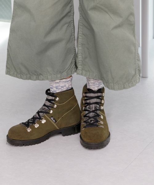 rasox(ラソックス)の「rasox(ラソックス)/ ビッグスラブ・ミッド(ソックス/靴下・レディース・パープル/ワンウォッシュ/チャコールグレー/オリーブ/オレンジ・MEDIUM/SMALL/LARGE)」の6枚目の写真