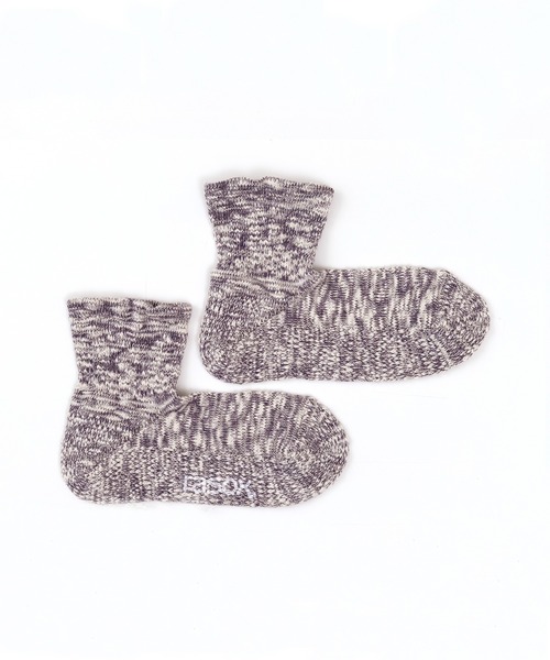 rasox(ラソックス)の「rasox(ラソックス)/ ビッグスラブ・ミッド(ソックス/靴下・レディース・パープル/ワンウォッシュ/チャコールグレー/オリーブ/オレンジ・MEDIUM/SMALL/LARGE)」の12枚目の写真