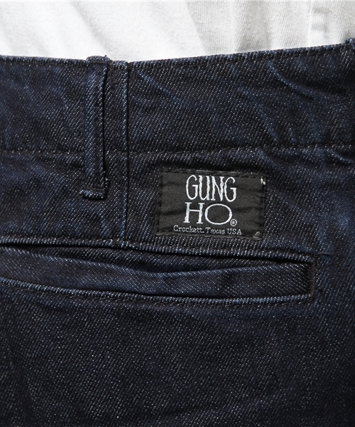 GUNG HO（ガンホー）の「【Ciaopanic】【GUNG HO】×【Reproduction Label】　11ozデニムBIGBOTTOM（デニムパンツ・メンズ・インディゴブルー・MEDIUM/LARGE）」の5枚目の写真