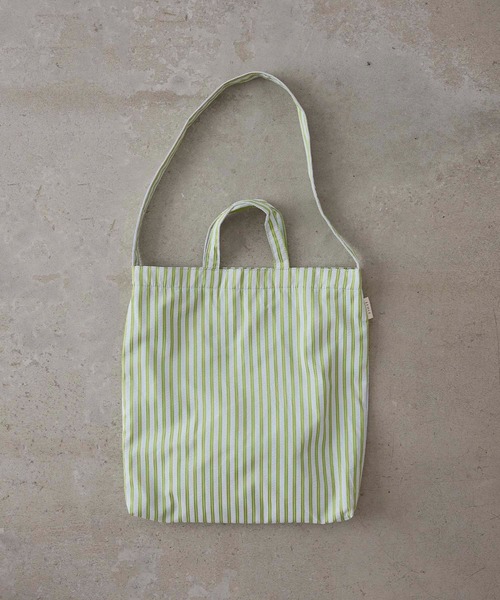 セール】【ZOZO限定】Stripe 2way tote shoulderbag/ストライプ 2way