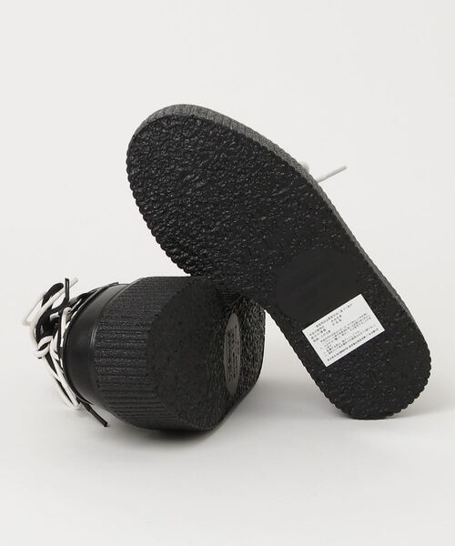 YOSUKE（ヨースケ）の「**ヨースケYOSUKEウィメンズ厚底レースアップラバーソール（その他シューズ・レディース・ブラック×ホワイト/マルチ・23.5cm/24.0cm/24.5cm/25.0cm/22.5cm/23.0cm）」の4枚目の写真