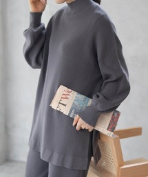 HusHusH | HusHusH もちもち リブハイネックニットプルオーバー(ニット/セーター)