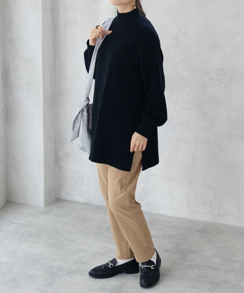 HusHusH（ハッシュアッシュ）の「HusHusH もちもち リブハイネックニットプルオーバー（ニット/セーター・レディース・レッド/ブラック/チャコールグレー・M/L）」の19枚目の写真