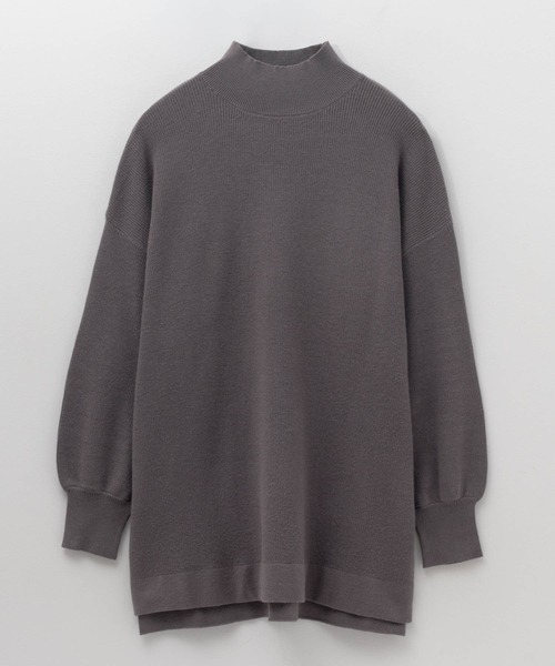 HusHusH（ハッシュアッシュ）の「HusHusH もちもち リブハイネックニットプルオーバー（ニット/セーター・レディース・レッド/ブラック/チャコールグレー・M/L）」の14枚目の写真