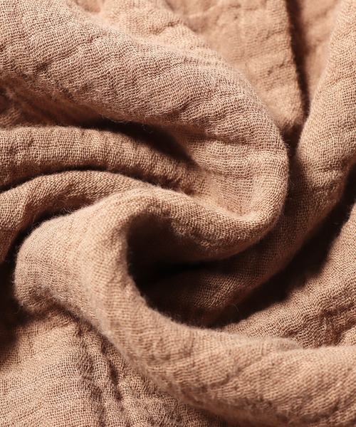 Seraph（セラフ）の「Seraph/セラフ 袖フリルラテカラートップス ノースリーブ ギャザー（タンクトップ・キッズ・チャコール/ブラウン/ベージュ・120/130/140）」の7枚目の写真