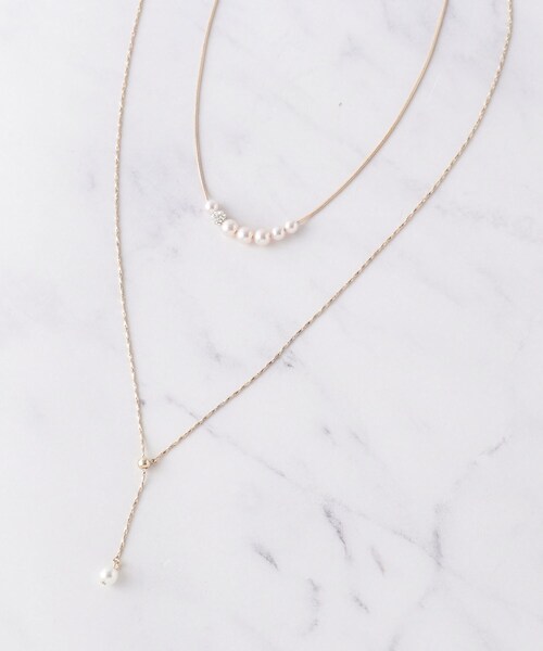 SHOO・LA・RUE（シューラルー）の「【セレモニー】3WAYネックレス（ネックレス・レディース・ピンクゴールド/ゴールド/シルバー・00）」の2枚目の写真