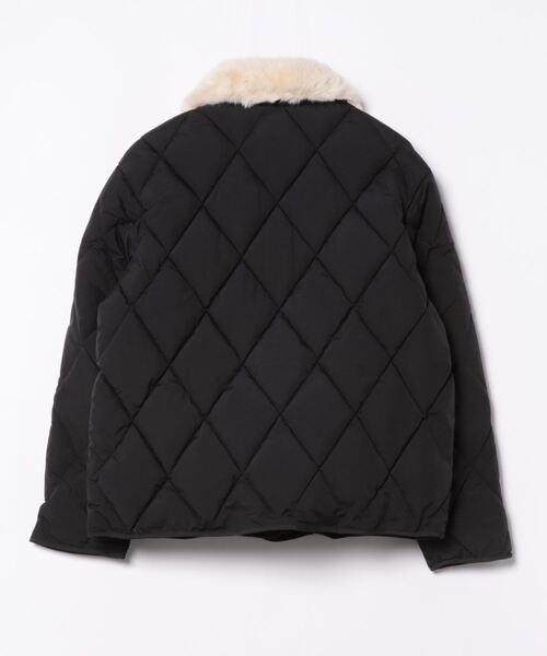 セール】フェイクファー キルティングジャケット レディース（ダウン