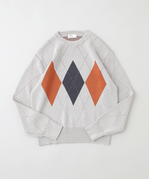417 EDIFICE | ARGYLE KNIT / アーガイルニット(ニット/セーター)