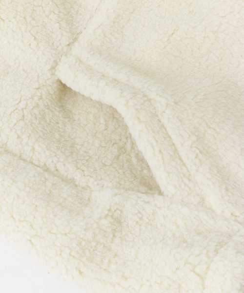 NEW BALANCE（ニューバランス）の「NEW BALANCE　ボアジャケット（その他アウター・レディース・アイボリー/ブラック・160）」の6枚目の写真