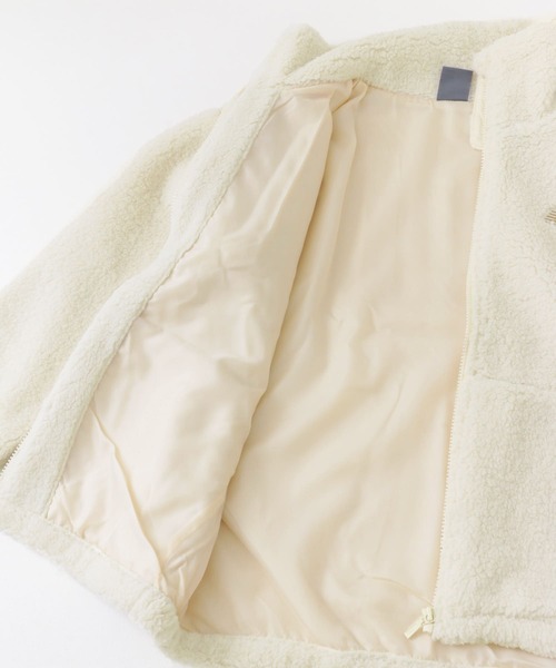 NEW BALANCE（ニューバランス）の「NEW BALANCE　ボアジャケット（その他アウター・レディース・アイボリー/ブラック・160）」の7枚目の写真