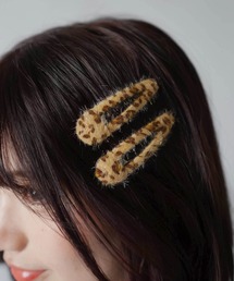 CELINE 確実正規品 レオパード ヘアピン org.jpg