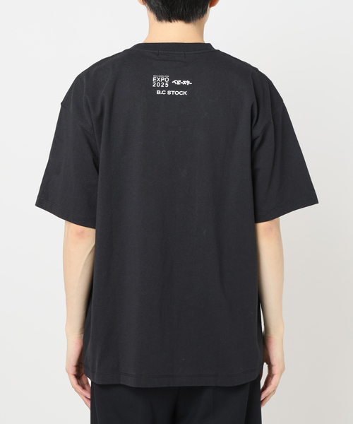 B.C STOCK（ベーセーストック）の「EXPO2025 × BABY-STAR 別注 ショートスリーブTEE（Tシャツ/カットソー・メンズ・ホワイト/ブラック・MEDIUM/LARGE）」の5枚目の写真