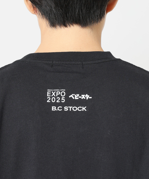 B.C STOCK（ベーセーストック）の「EXPO2025 × BABY-STAR 別注 ショートスリーブTEE（Tシャツ/カットソー・メンズ・ホワイト/ブラック・MEDIUM/LARGE）」の6枚目の写真