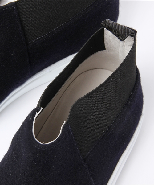 Amb（エーエムビー）の「Amb: メルトン サイドゴア スニーカー（スニーカー・メンズ・キャメル/ネイビー・7.5/6.5/8.5/5.5）」の9枚目の写真