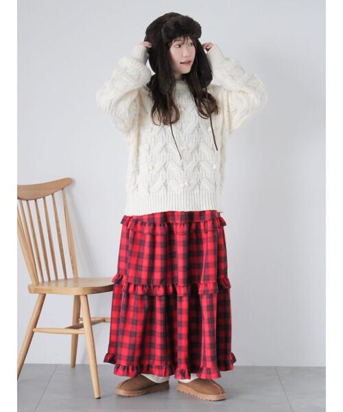 ehka sopo（エヘカソポ）の「ボアフライトキャップ（ハット・レディース・チャコールグレー/キナリ/グレー・F）」の15枚目の写真