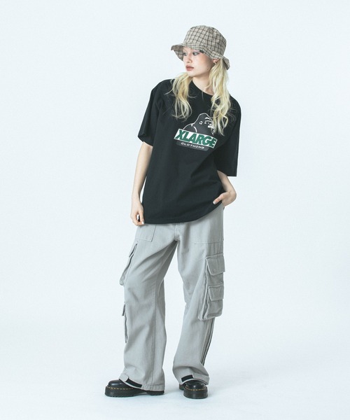 XLARGE（エクストララージ）の「WASHED CARGO PANTS（カーゴパンツ・メンズ・グレー/ブラック/カモフラージュ・30inch/32inch/34inch/36inch）」の4枚目の写真