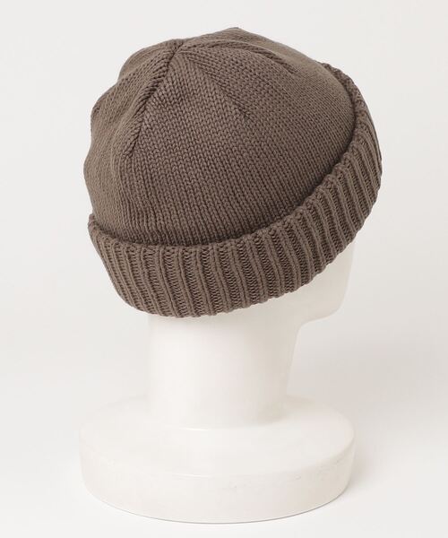 crepuscule（クレプスキュール）の「crepuscule / クレプスキュール : Knit Cap 1 : 2401-022[COR]（ニットキャップ/ビーニー・メンズ・ブラック/ブラウン・FREE）」の3枚目の写真