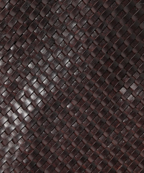 MEN'S BIGI（メンズビギ）の「【HOLLINGWORTH COUNTRY OUTFITTERS】編み込みレザートートバッグ（トートバッグ・メンズ・ブラウン/ブラック・FREE）」の9枚目の写真