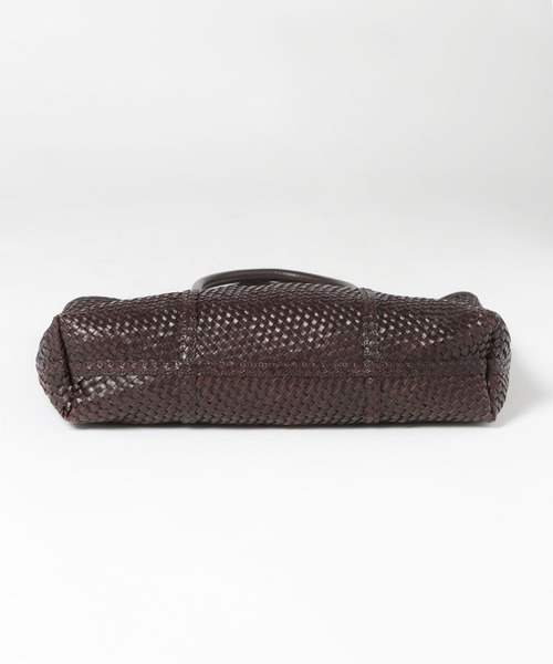 MEN'S BIGI（メンズビギ）の「【HOLLINGWORTH COUNTRY OUTFITTERS】編み込みレザートートバッグ（トートバッグ・メンズ・ブラウン/ブラック・FREE）」の6枚目の写真