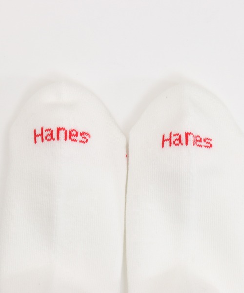 HANES（ヘインズ）の「【Hanes/ヘインズ】メンズ 【2足組】 クルーソックス（ソックス/靴下・メンズ・ホワイト/ブラック・MEDIUM/SMALL）」の5枚目の写真