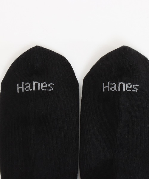 HANES（ヘインズ）の「【Hanes/ヘインズ】メンズ 【2足組】 クルーソックス（ソックス/靴下・メンズ・ホワイト/ブラック・MEDIUM/SMALL）」の9枚目の写真