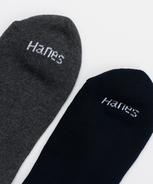 HANES（ヘインズ）の「【Hanes/ヘインズ】メンズ 【2足組】 クルーソックス（ソックス/靴下・メンズ・ホワイト/ブラック・MEDIUM/SMALL）」の14枚目の写真